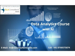 Data Analyst Training in Delhi for Career Progression in 2027, Free Alteryx, Prompt Engineering & Gen AI Skills by SLA Consultants India